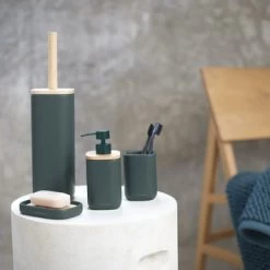 Sealskin Badmat Delhi 60x60cm Donkergroen -Badkamer Winkel 123 1049