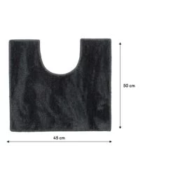 Sealskin Toiletmat Doux 45x50cm Donkergrijs 10 Sealskin Toiletmat Doux 45x50cm Donkergrijs -Badkamer Winkel 123 1065