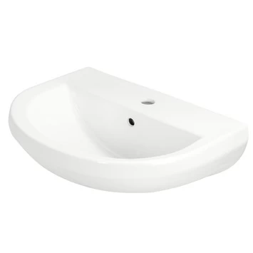 Atlantic Wastafel Cole Ovaal Wit 55.5x44.3x22 Cm 2 Atlantic Wastafel Cole Ovaal Wit 55.5x44.3x22 Cm - Afbeelding 2