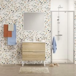 Sealskin Douchedeur Nis Hooked 90x200cm Hoogglans Aluminium -Badkamer Winkel 123 1193