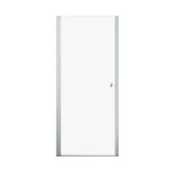 Sealskin Douchedeur Nis Hooked 90x200cm Hoogglans Aluminium -Badkamer Winkel 123 1195