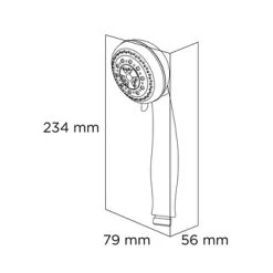 Tiger Splash Handdouche Trento 3 Standen Chroom -Badkamer Winkel 123 1215