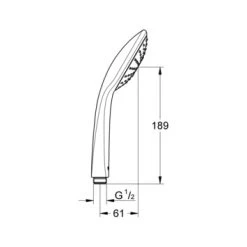 Grohe Handdouche Vitalio Joy Ø11 Cm Chroom 6 Grohe Handdouche Vitalio Joy Ø11 Cm Chroom -Badkamer Winkel 123 1247