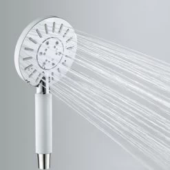 Tiger Handdouche Akcent Chroom Wit -Badkamer Winkel 123 1257