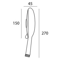 Tiger Handdouche Splash Termini Ø15 Cm 6 Standen 17 Tiger Handdouche Splash Termini Ø15 Cm 6 Standen -Badkamer Winkel 123 1268