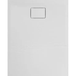 Allibert Terreno Douchebak 100x80cm Kwartz Wit