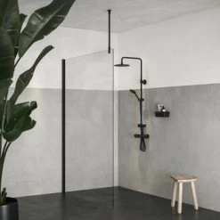 Sealskin Plafondsteun 80 Cm Mat Zwart