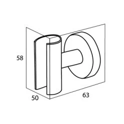 Tiger Douchekophouder Boston RVS -Badkamer Winkel 123 1366