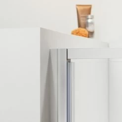 Sealskin Badwand Met Schuifwand Style 80x140 Cm -Badkamer Winkel 123 1372