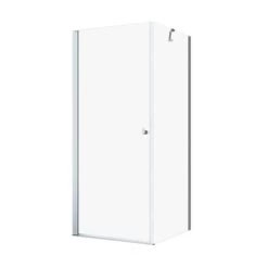 Sealskin Draaideur Met Zijwand Hooked , 90x90 Cm Breed, 200 Cm Hoog, Mat Zwart -Badkamer Winkel 123 1451