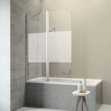 Sealskin Badwand Code L 2-delig 130x152 Cm Met Gesatineerde Band 1 Sealskin Badwand Code L 2-delig 130x152 Cm Met Gesatineerde Band