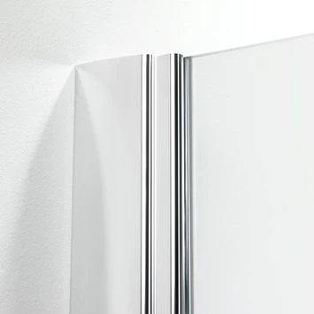 Sealskin Badklapwand S105 2-delig 140x100cm Chroom 2 Sealskin Badklapwand S105 2-delig 140x100cm Chroom - Afbeelding 2