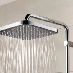 Grohe Douchesysteem Vitalio Start 250 Vierkant Met Omstelling Chroom 14 Grohe Douchesysteem Vitalio Start 250 Vierkant Met Omstelling Chroom -Badkamer Winkel 123 1584