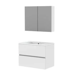 Atlantic By Allibert Badmeubelset Donna 60 Cm Mat Wit