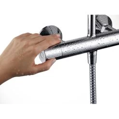 Hansgrohe Douchesysteem Vernis Blend 200 Met Thermostaatkraan Chroom -Badkamer Winkel 123 1623