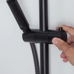 Tiger Doucheset Akcent 3 Straalstanden Zwart/messing 17 Tiger Doucheset Akcent 3 Straalstanden Zwart/messing -Badkamer Winkel 123 1679