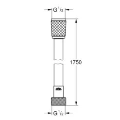 Grohe VitalioFlex Doucheslang Comfort 175 Cm -Badkamer Winkel 123 1708