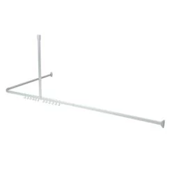 Sealskin Douchegordijnstang Easy Roll Aluminium 90x90 Cm -Badkamer Winkel 123 1774