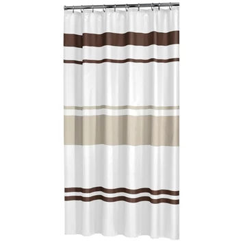Sealskin Douchegordijn Urban Textiel Bruin/Beige 200x180 Cm 1 Sealskin Douchegordijn Urban Textiel Bruin/Beige 200x180 Cm