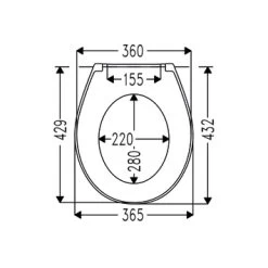 Cedo Mojave Beach Wc Bril Wit Softclose Duroplast -Badkamer Winkel 123 1841