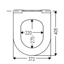 Cedo Delray Wc Bril Wit Softclose D-vorm Duroplast 7 Cedo Delray Wc Bril Wit Softclose D-vorm Duroplast -Badkamer Winkel 123 1849