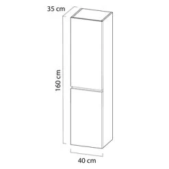 Tiger Karlo Kolomkast Naturel Eiken 160 Cm 7 Tiger Karlo Kolomkast Naturel Eiken 160 Cm -Badkamer Winkel 123 187