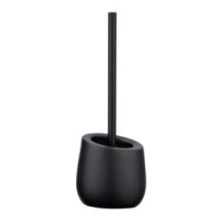 Wenko Keramische Toiletborstelhouder Badi Zwart