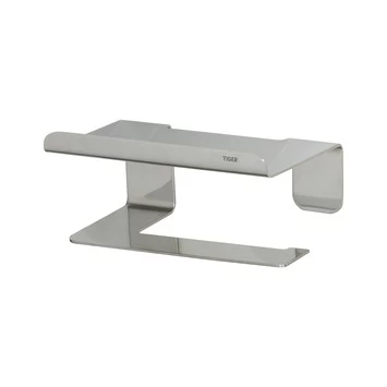 Tiger Toiletrolhouder Colar Met Plateau Chroom 2 Tiger Toiletrolhouder Colar Met Plateau Chroom - Afbeelding 2