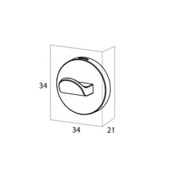 Tiger Noon Zelfklevende Kleine Haak Chroom 13 Tiger Noon Zelfklevende Kleine Haak Chroom -Badkamer Winkel 123 1900