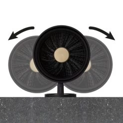 Tiger Tune Toiletborstelhouder Geborsteld Messing/mat Zwart -Badkamer Winkel 123 1969