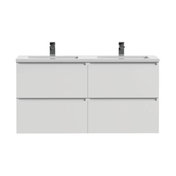 Tiger Karlo Badkamermeubel 120 Cm Hoogglans Wit Met Wastafel Hoogglans Wit 3 Tiger Karlo Badkamermeubel 120 Cm Hoogglans Wit Met Wastafel Hoogglans Wit - Afbeelding 3