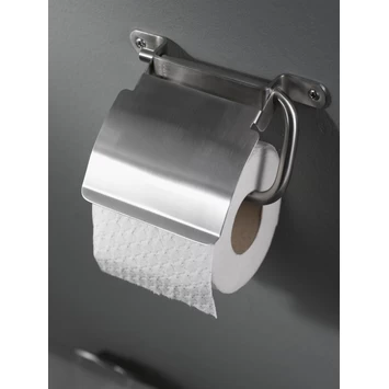 Haceka Toiletrolhouder Ixi Met Klep RVS 4 Haceka Toiletrolhouder Ixi Met Klep RVS - Afbeelding 4