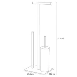Sealskin Toiletrek Square Metaal Chroom -Badkamer Winkel 123 2037