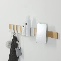 Sealskin Kapstok Met Spiegel Brix Wit 11 Sealskin Kapstok Met Spiegel Brix Wit -Badkamer Winkel 123 2046