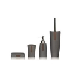 Sealskin Pierra Toiletborstelhouder Grijs -Badkamer Winkel 123 2060