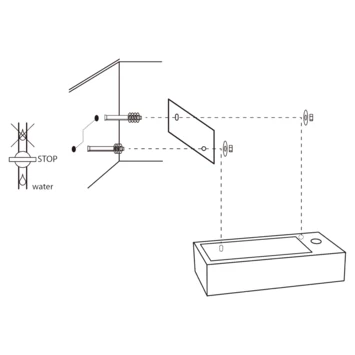 Differnz Fonteinset Ravo Rechts Wit Keramiek 7 Differnz Fonteinset Ravo Rechts Wit Keramiek - Afbeelding 7