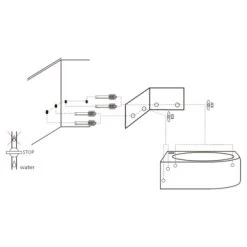 Differnz Cleo Hoekfontein Wit 30X30X10 Cm 11 Differnz Cleo Hoekfontein Wit 30X30X10 Cm -Badkamer Winkel 123 2202