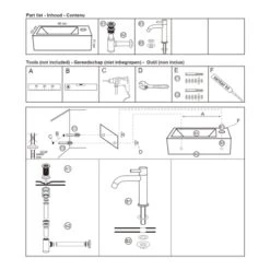 Differnz Fonteinset Cheops Grijs Natuursteen 40x23x11 Cm -Badkamer Winkel 123 2223