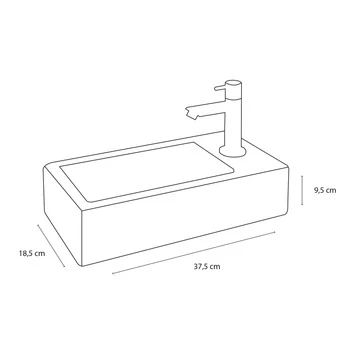 Differnz Fonteinset Helios Wit 36x18x8 Cm 2 Differnz Fonteinset Helios Wit 36x18x8 Cm - Afbeelding 2