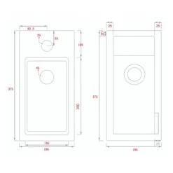 Differnz Fonteinset Helios Wit 36x18x8 Cm 17 Differnz Fonteinset Helios Wit 36x18x8 Cm -Badkamer Winkel 123 2231