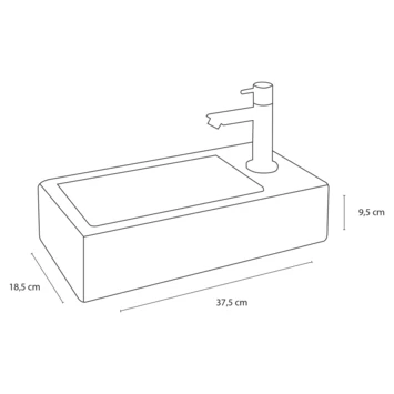 Differnz Fonteinset Helios Wit 36x18x8 Cm 10 Differnz Fonteinset Helios Wit 36x18x8 Cm - Afbeelding 10
