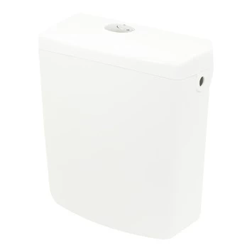 Allibert Uno Toiletreservoir 3/6l Kunststof Wit 1 Allibert Uno Toiletreservoir 3/6l Kunststof Wit