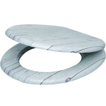 Handson WC Bril Antero Steigerhout Print MDF Met Softclose 2 Handson WC Bril Antero Steigerhout Print MDF Met Softclose - Afbeelding 2