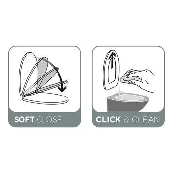 Tiger WC Bril Mason Wit Kunststof Met Softclose 7 Tiger WC Bril Mason Wit Kunststof Met Softclose - Afbeelding 7