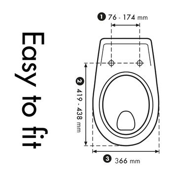 Cedo Greece Wc Bril Softclose Duroplast 3 Cedo Greece Wc Bril Softclose Duroplast - Afbeelding 3