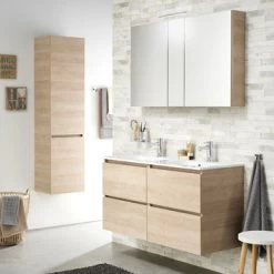 TIGER S-line Spiegelkast 120 Naturel Eik -Badkamer Winkel 123 231