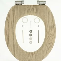 Tiger WC Bril Steigerhout Met Softclose -Badkamer Winkel 123 2319