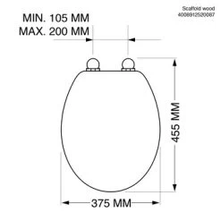 Tiger WC Bril Steigerhout Met Softclose -Badkamer Winkel 123 2320