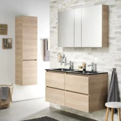 TIGER S-line Spiegelkast 120 Naturel Eik -Badkamer Winkel 123 233