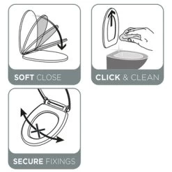 Tiger WC Bril Amadora Pergamon Kunststof Met Softclose -Badkamer Winkel 123 2352
